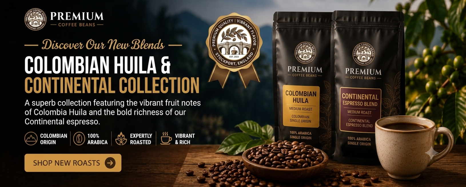 Continental Organic Coffee - Medium Roast Coffee  250G